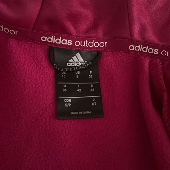Pre-owned Adidas Outdoor Fleece Lined Jacket‎ - Picture 3 of 4